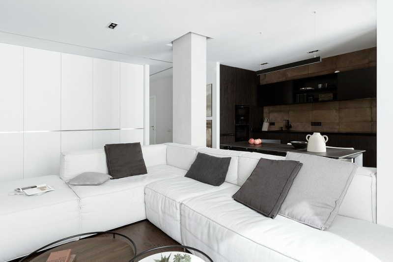 Белый диван в интерьере: какой выбрать, куда поставить, с чем сочетать (90 фото)                            