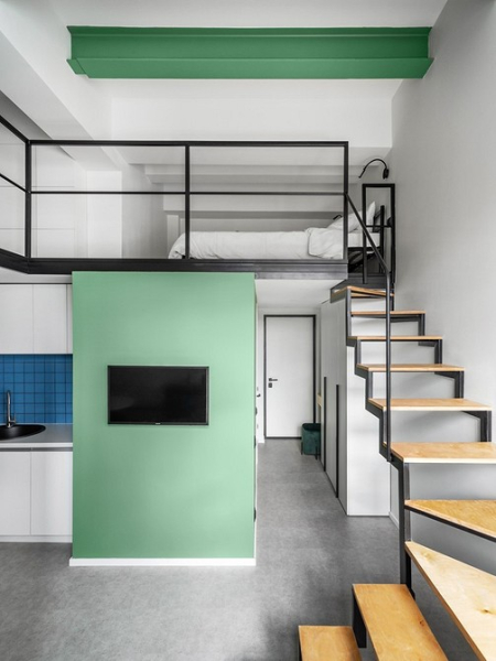 Как дизайнер увеличил площадь 20-метровой квартиры в 1,5 раза и спроектировал визуально просторный интерьер