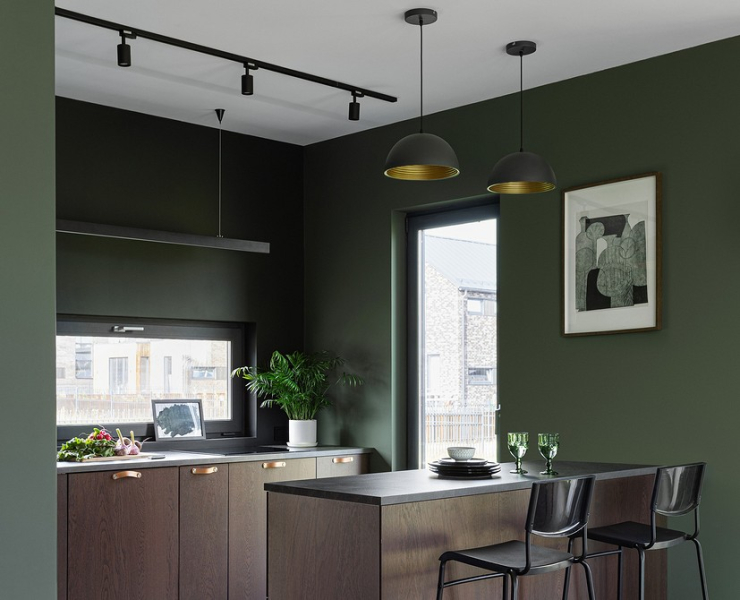 Как использовать темные цвета в интерьере: замечательный пример квартиры 137 кв м