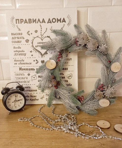 Рождественский венок своими руками: 7 разных вариантов с видеоинструкцией и 63 фото