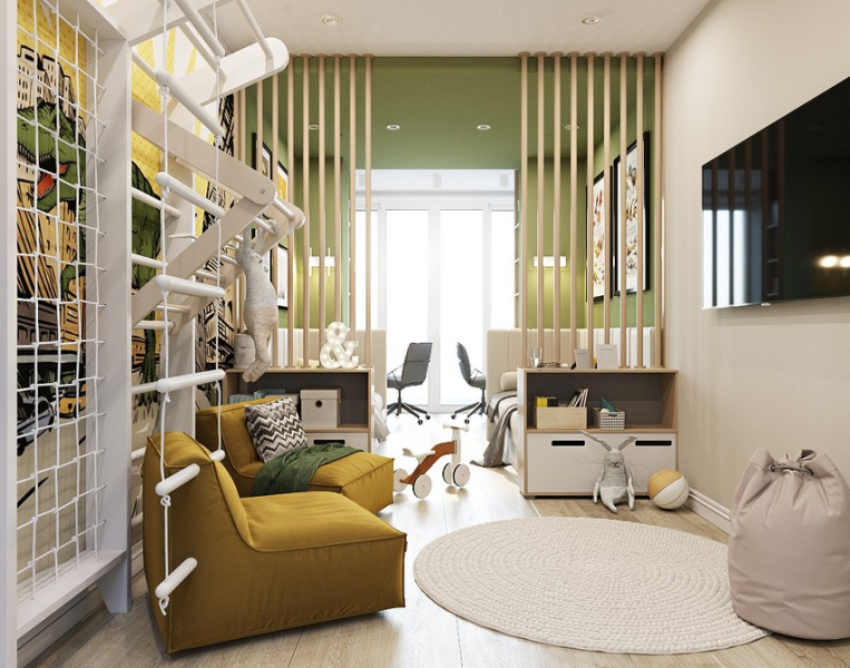 Дизайнеры поделились: 12 любимых приемов зонирования маленькой комнаты