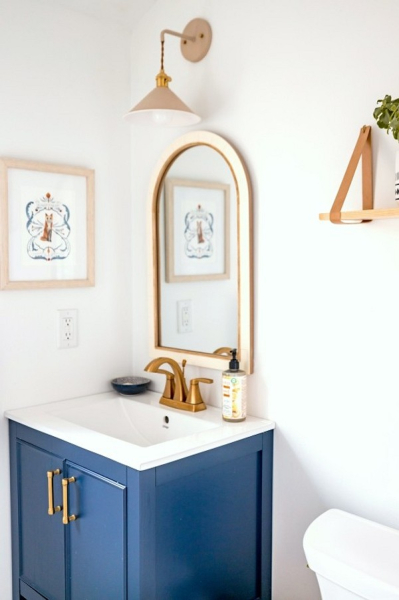 Раковина в туалете: как выбрать стильный и удобный вариант (35 фото в интерьере)                            