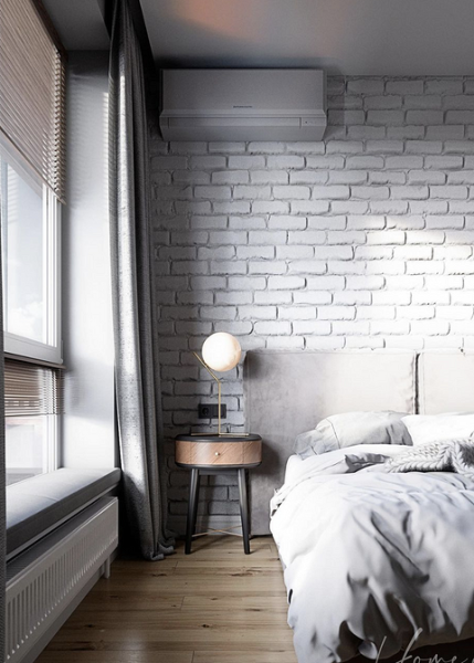 
                                Серая спальня: советы по подбору палитры и 70 фото для вдохновения                            