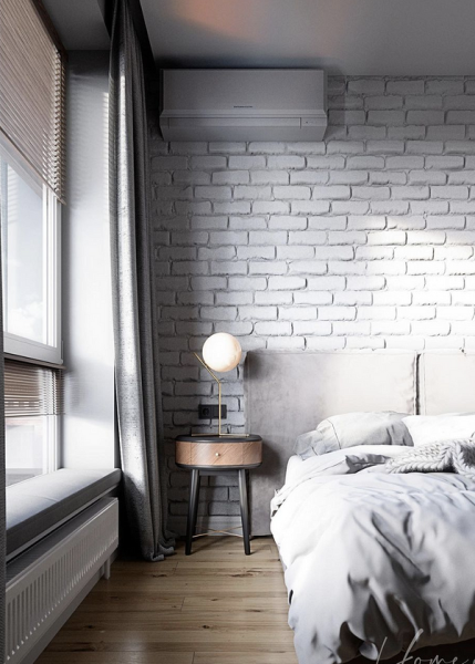 
                                Серая спальня: советы по подбору палитры и 70 фото для вдохновения                            