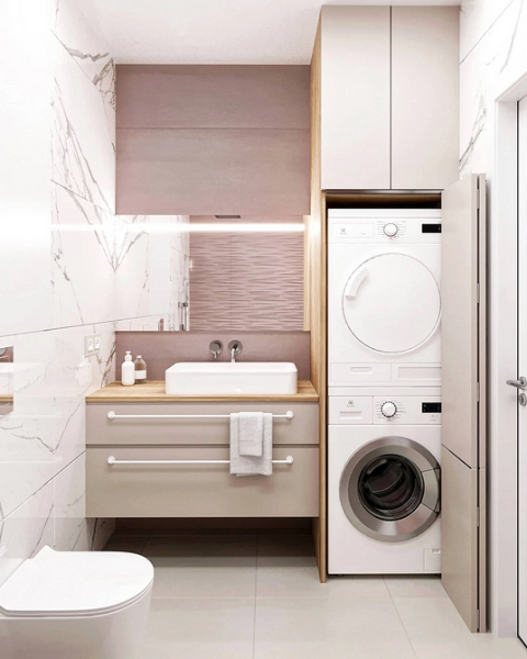 
                                Шкаф над стиральной машиной: особенности, разновидности, советы по выбору (52 фото)                            