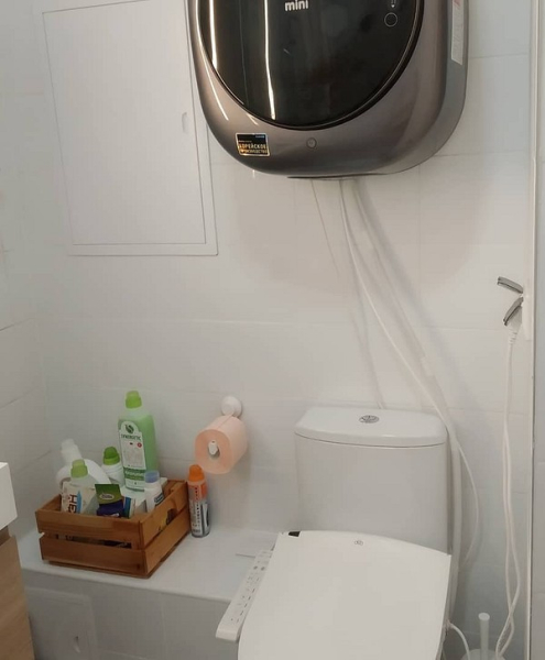 
                                Ванная со стиральной машиной: варианты размещения техники и 70 фотопримеров                            