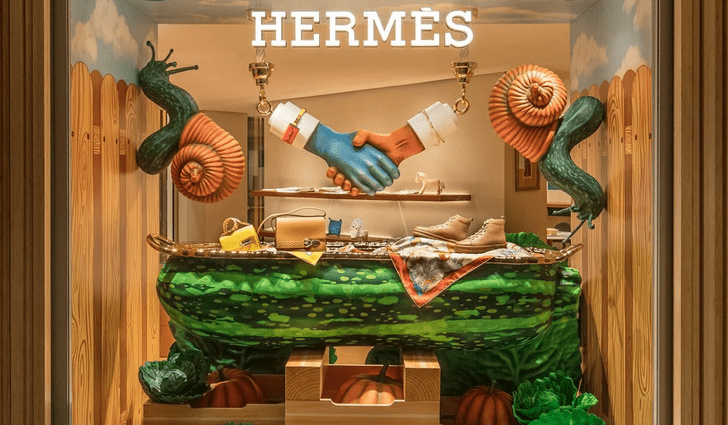 Hortus Maximus: витрины по дизайну Studio Job для Hermès в Гонконге